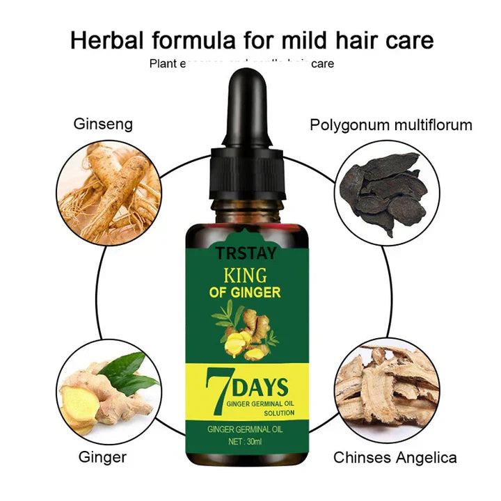 7 Day Ginger Germinal Oil Hair